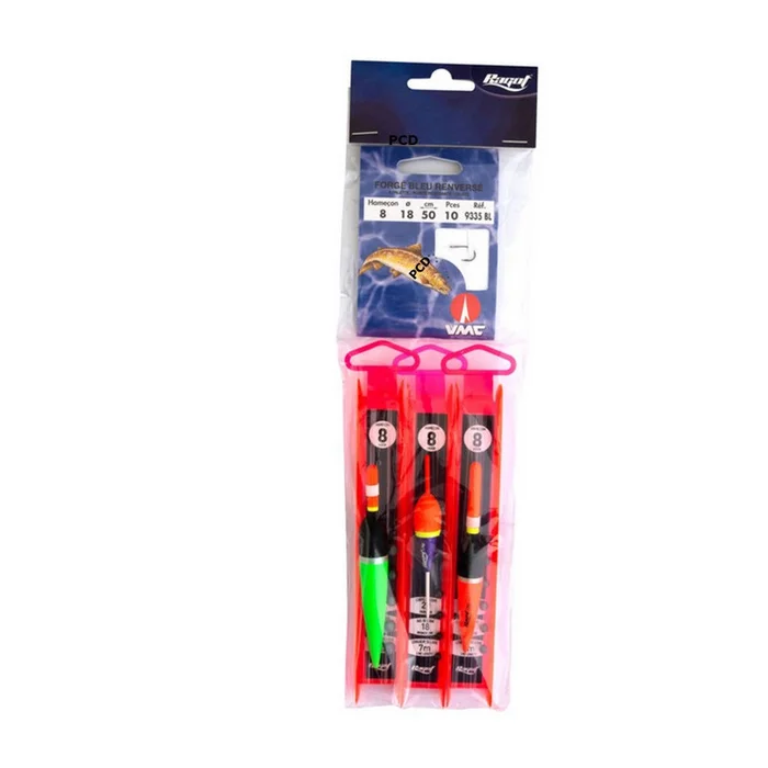 Assortiment De 3 Lignes Montées + Hameçons Truite Ragot