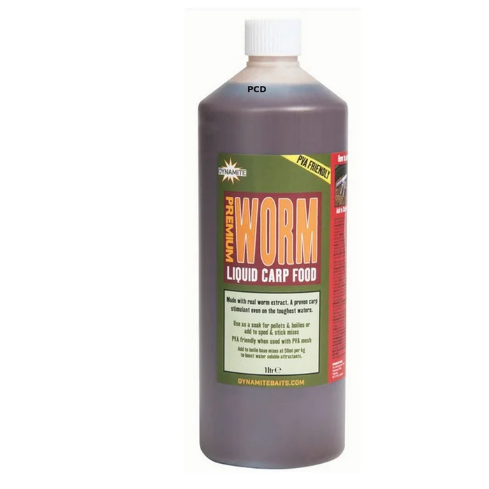 Attractant Liquide Dynamite Baits Worm Liquid Carp Food 1L