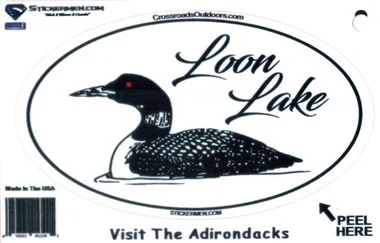 Autocollant Loon Lake par Stickermen