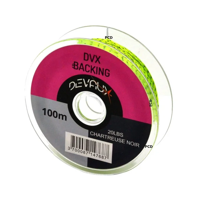 Backing Devaux Chartreuse Noir 100M 20Lbs