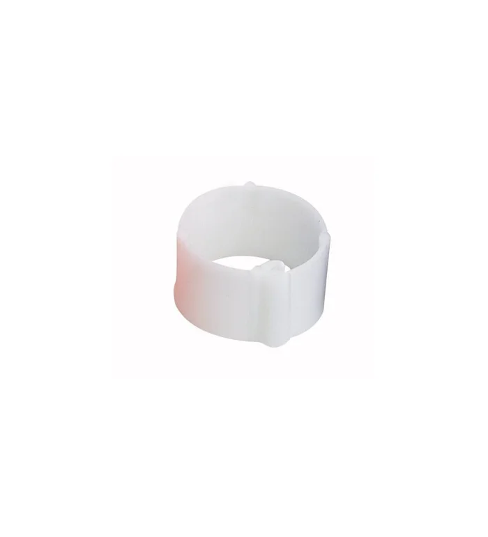 Bague blanche à clips 12 mm par 100