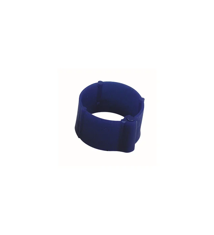 Bague bleue à clips 8 mm par 100