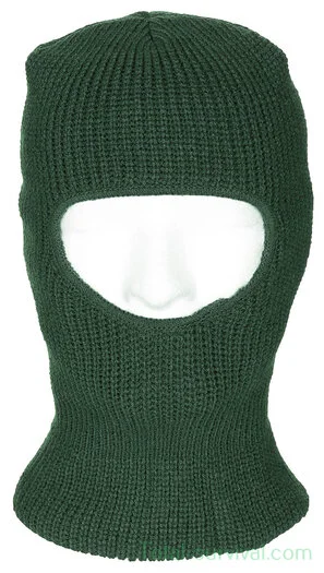 Balaclava / Cagoule 1-trou, Acrylique, vert olive