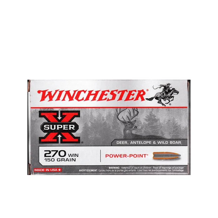 BALLE SUPER X POWER POINT 270WIN 150 GRAINS WINCHESTER