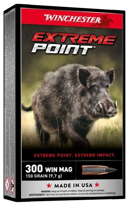 Balles 300WIN MAG Extreme-point 150 grain WINCHESTER