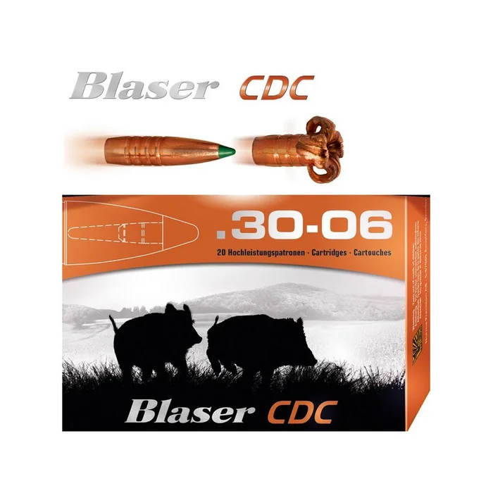 BALLES BLASER CDC 30-06 SPRG 160 Grains PAR 20