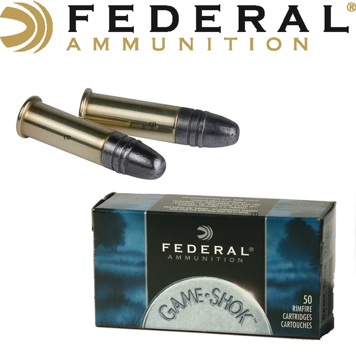 BALLES FEDERAL GAME SHOCK RIMFIRE 22LR 40 Grains PAR 100
