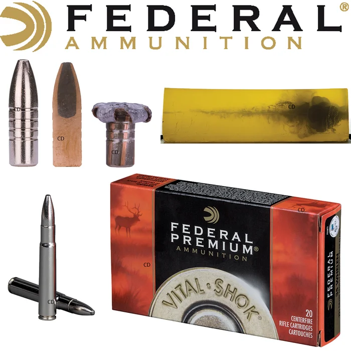 BALLES FEDERAL TROPHY BONDED BEAR CLAW CAPE SHOCK 375H-H T1 300 Grains PAR 20