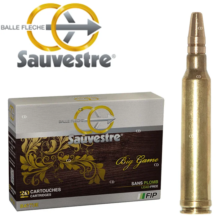 Balles Flèche Sauvestre F.I.P Battue 300WM 164 Grains Par 20