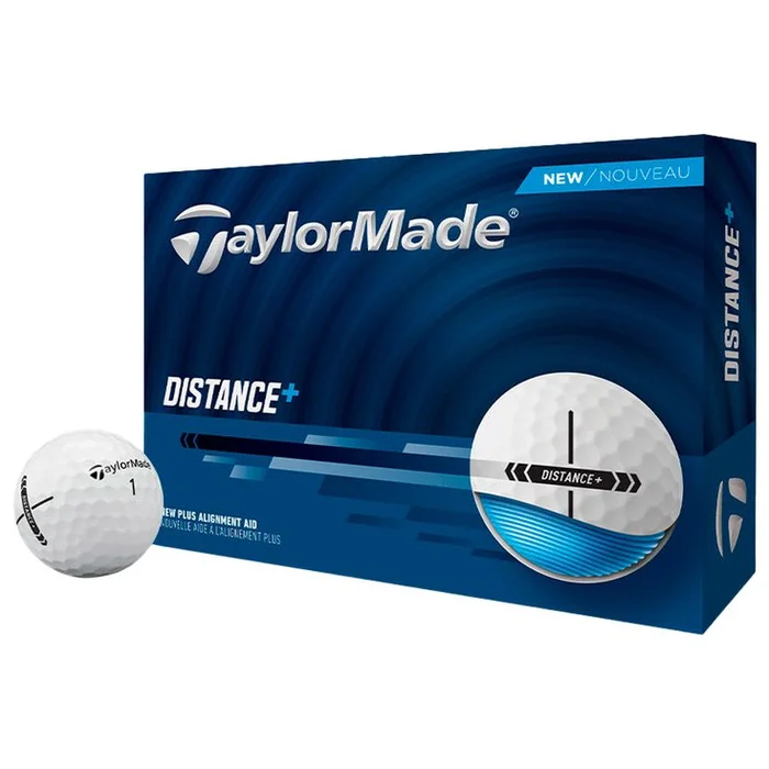 Balles neuves Taylormade Distance+ White