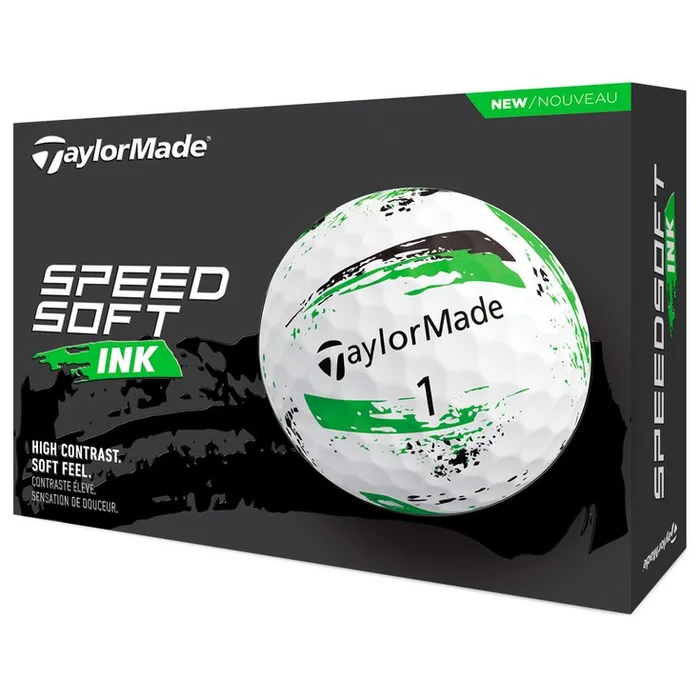 Balles neuves Taylormade SpeedSoft Ink Green