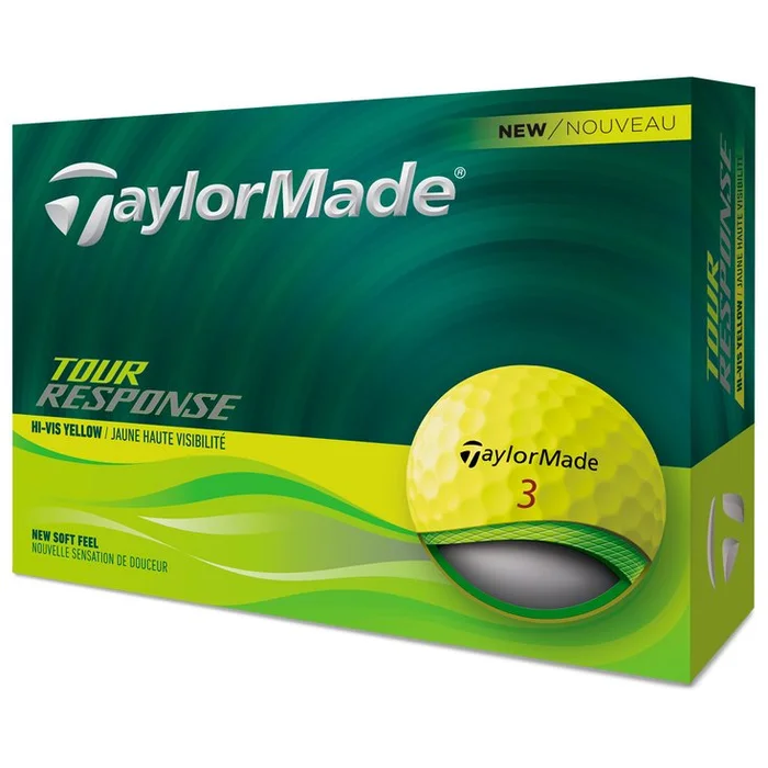 Balles neuves Taylormade Tour Response Yellow