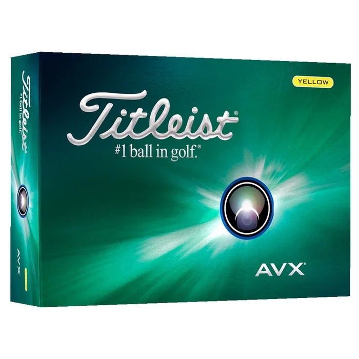 Balles neuves Titleist AVX Yellow