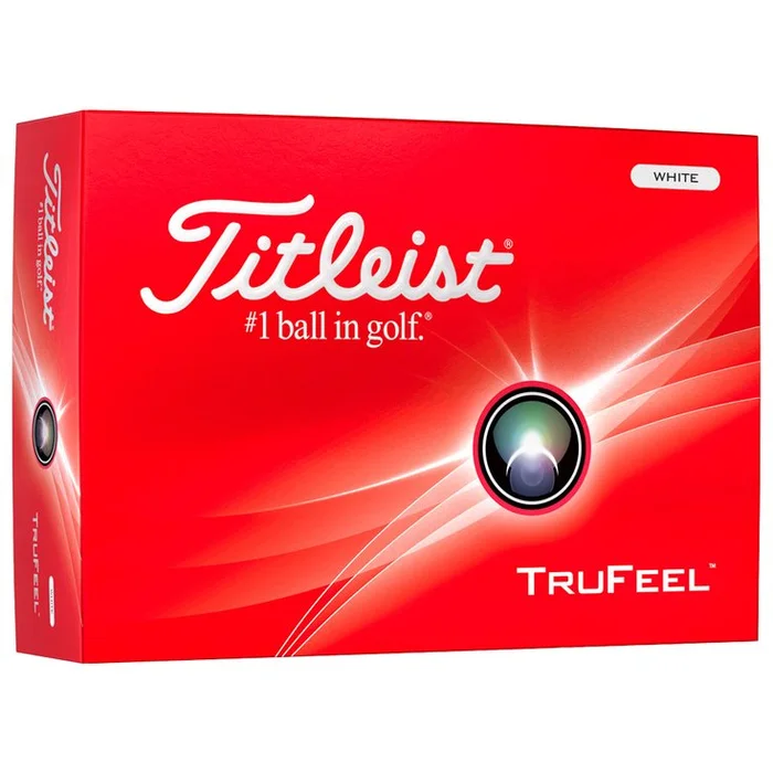 Balles neuves Titleist Trufeel White