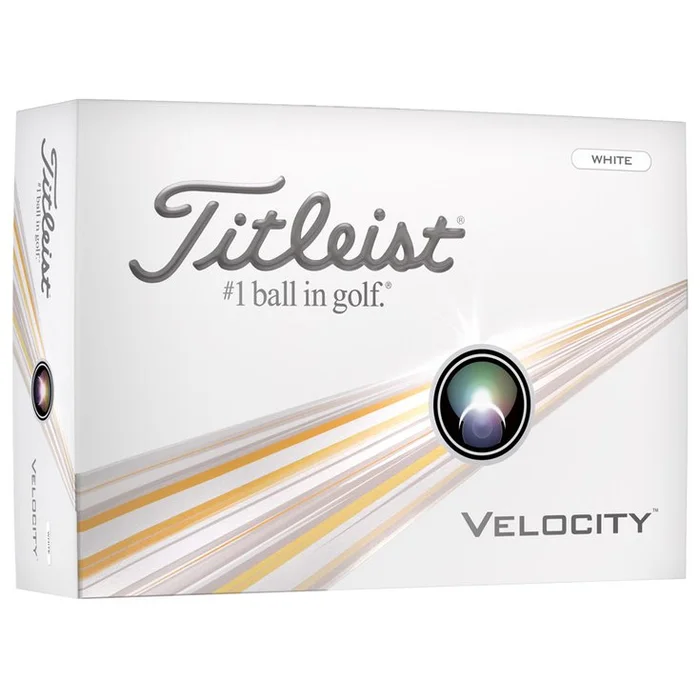 Balles neuves Titleist Velocity White