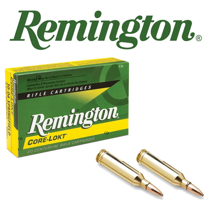 Balles Remington Core-Lokt 308 Win 150 Grains PSP Par 20