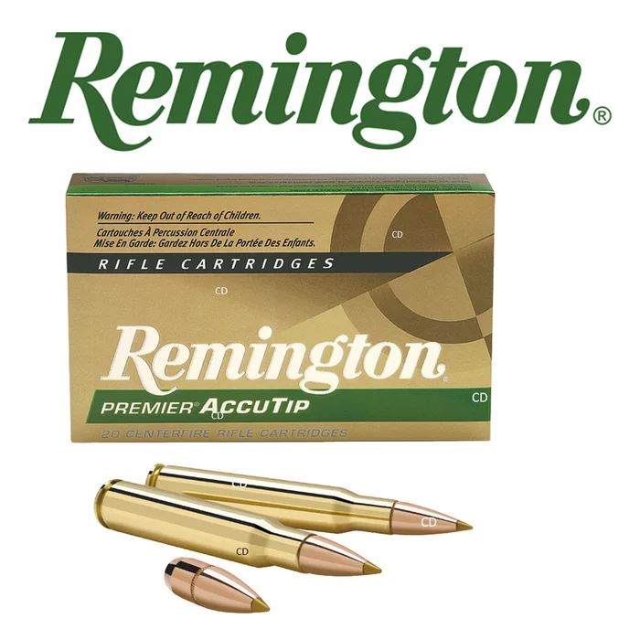 Balles Remington Premier Accutip Boat Tail 7mm Rem Mag 150 Grains Par 20