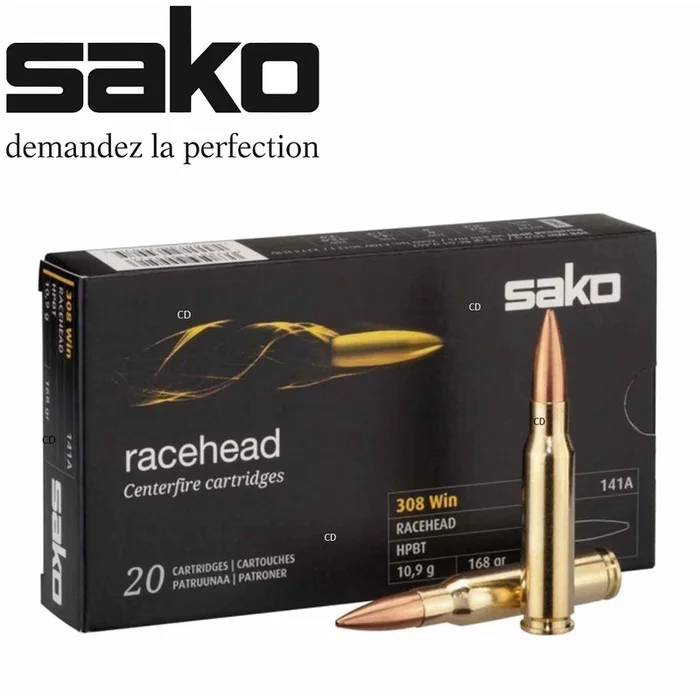 Balles Sako Racehead OTM 22 PPC USA 52 Grains Par 20