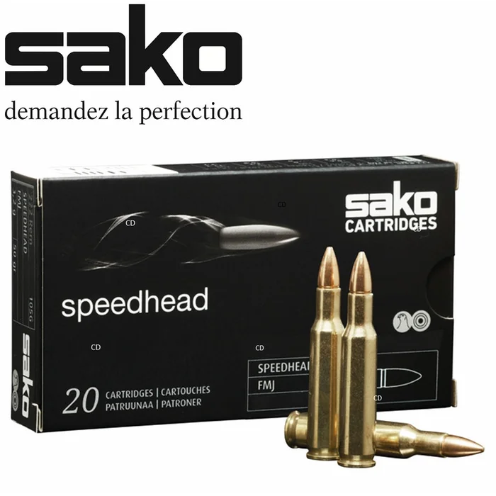 Balles Sako Speedhead FMJ 222 Rem Range 50 Grains Par 100