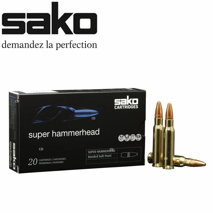 Balles Sako Super Hammerhead SP 30-06 Sprg 150 Grains Par 20