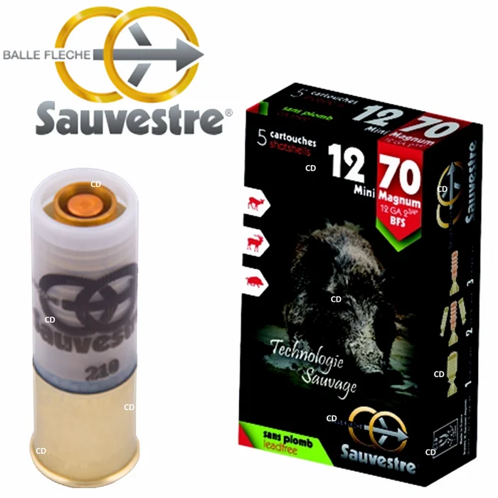 Balles Sauvestre BFS Sans Plomb Mini Magnum 12 /70 Par 5