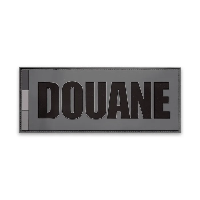 Bandeau dorsal BV Douane PVC 25 x 10 cm