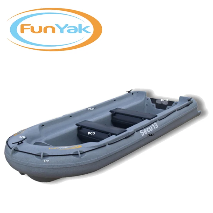 BARQUE FUN YAK SECU 13 GRISE 3M90
