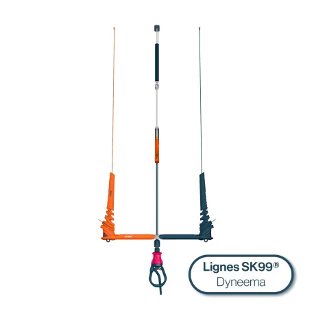 Barres complètes KitesurfF-One LINX BAR 4 LINES SK99 2025