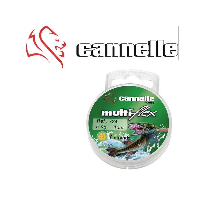 BAS DE LIGNE ACIER CANNELLE MULTIFLEX C724 10M