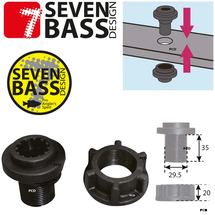 BASE PLUG&GO A ENCASTRER SEVEN BASS