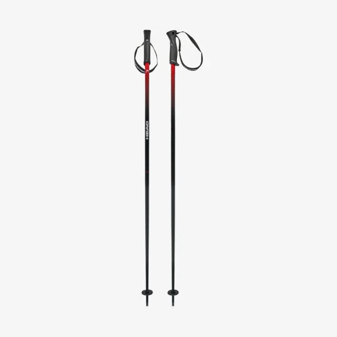 Batons de ski Head FRONTSIDE Black Red