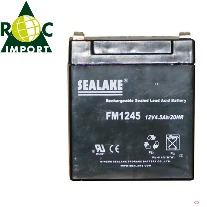 BATTERIE 12 VOLTS RECHARGEABLE POUR AGRAINOIR ROC IMPORT POWER FEEDER