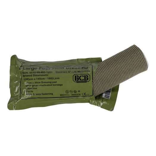 BCB Combat first field pansement grande PF119, compresse 20 x 20 cm