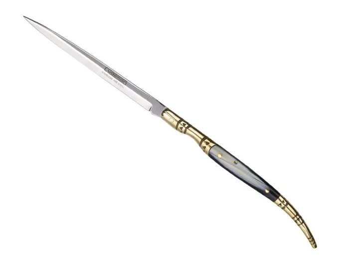 BEL 4687 COUTEAU STYLET CUDEMAN FACON CORNE 14CM