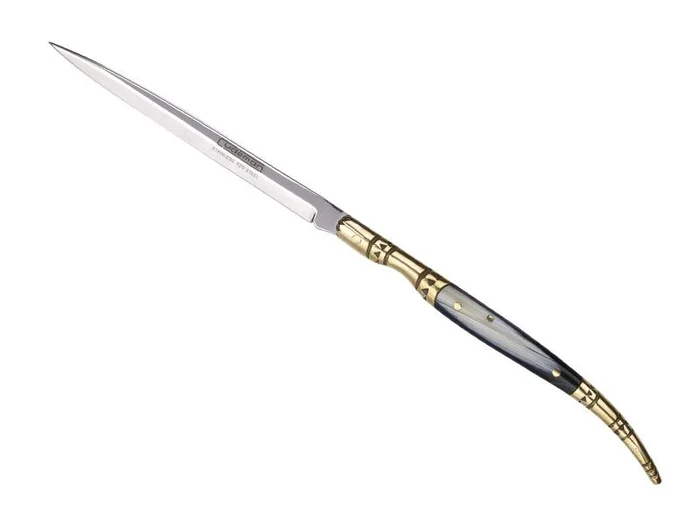 BEL 4688 COUTEAU STYLET CUDEMAN FACON CORNE 12CM