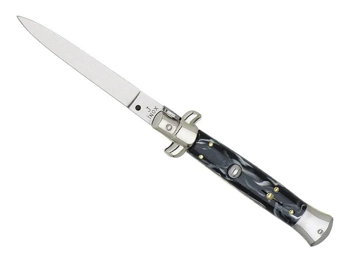 BEL2120 COUTEAU AUTOMATIQUE FACON CORNE 11CM