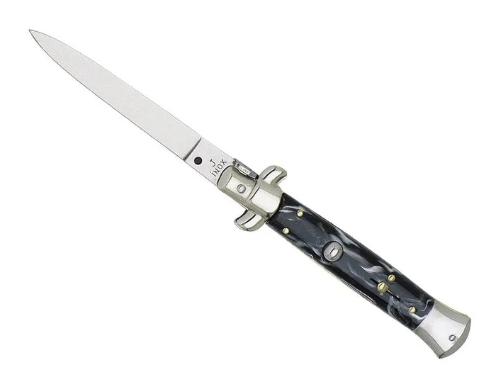 BEL2123 COUTEAU AUTOMATIQUE FACON CORNE 12CM