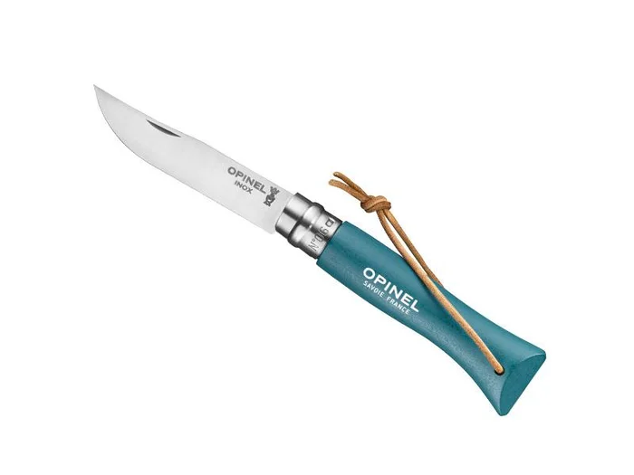 BEL92200 – OPINEL 6 VRI TURQUOISE + LIEN BAROUDEUR