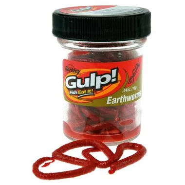 Berkley Gulp! 4in Earthworm Jar – Red Wiggler
