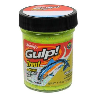 Berkley Gulp! Trout Dough – Garlic Chunky Chartreuse