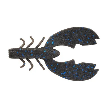 Berkley PowerBait MaxScent Chigger Craw – 4&Prime; – Black Blue Fleck
