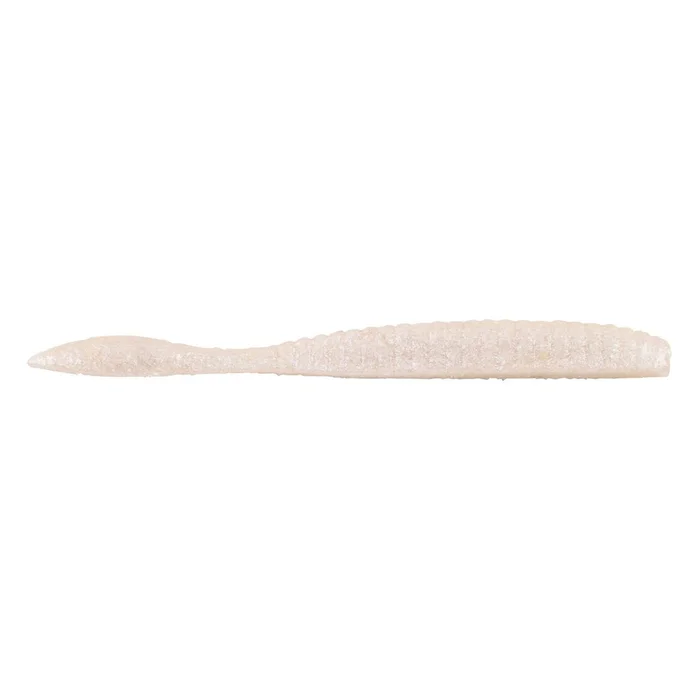 Berkley PowerBait MaxScent Flat Worm -3.6″ – Blanc Nacré – Image 2