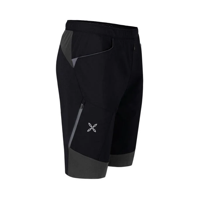Bermuda d’escalade homme Montura Spitze – Noir/Plomb – Image 3