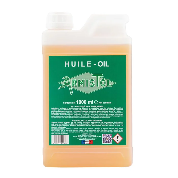 Bidon d’Huile Armistol – Protection et Entretien – Lubrification Efficace – Pour Armes et Matériel de Chasse