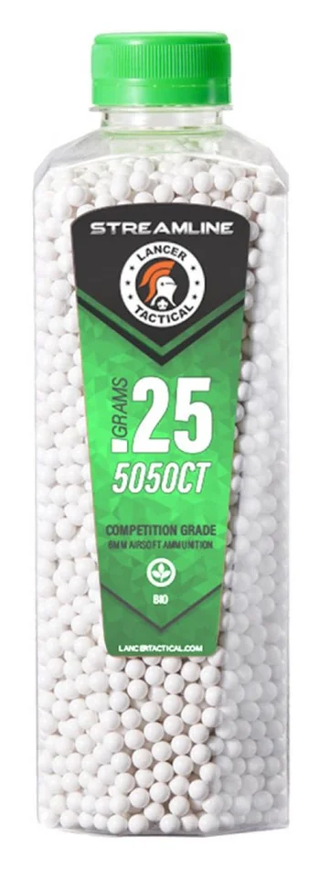 Billes LANCER STREAMLINE 6mm BIO 0.25g x 5050 en bouteille