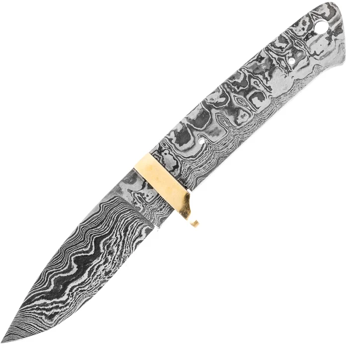 BL129D – Lame à monter Drop Point Damas