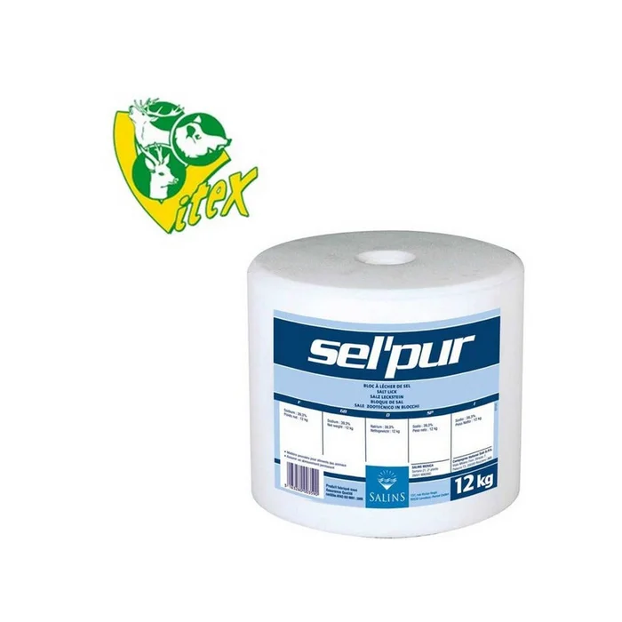 BLOC DE SEL PURE PERCE VITEX 12KG