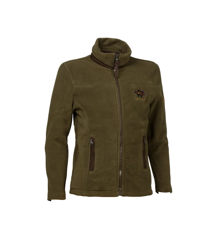 Blouson polaire enfant kaki