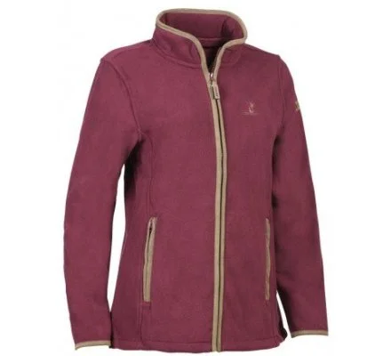 Blouson polaire femme Scotland bordeaux PERCUSSION