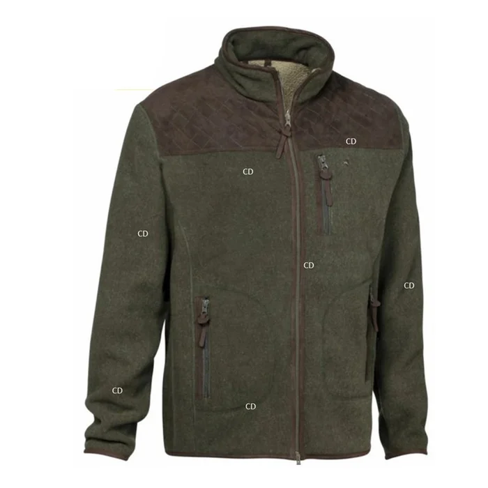 Blouson Polaire Homme Zippé Verney Carron Presly Evo Kaki